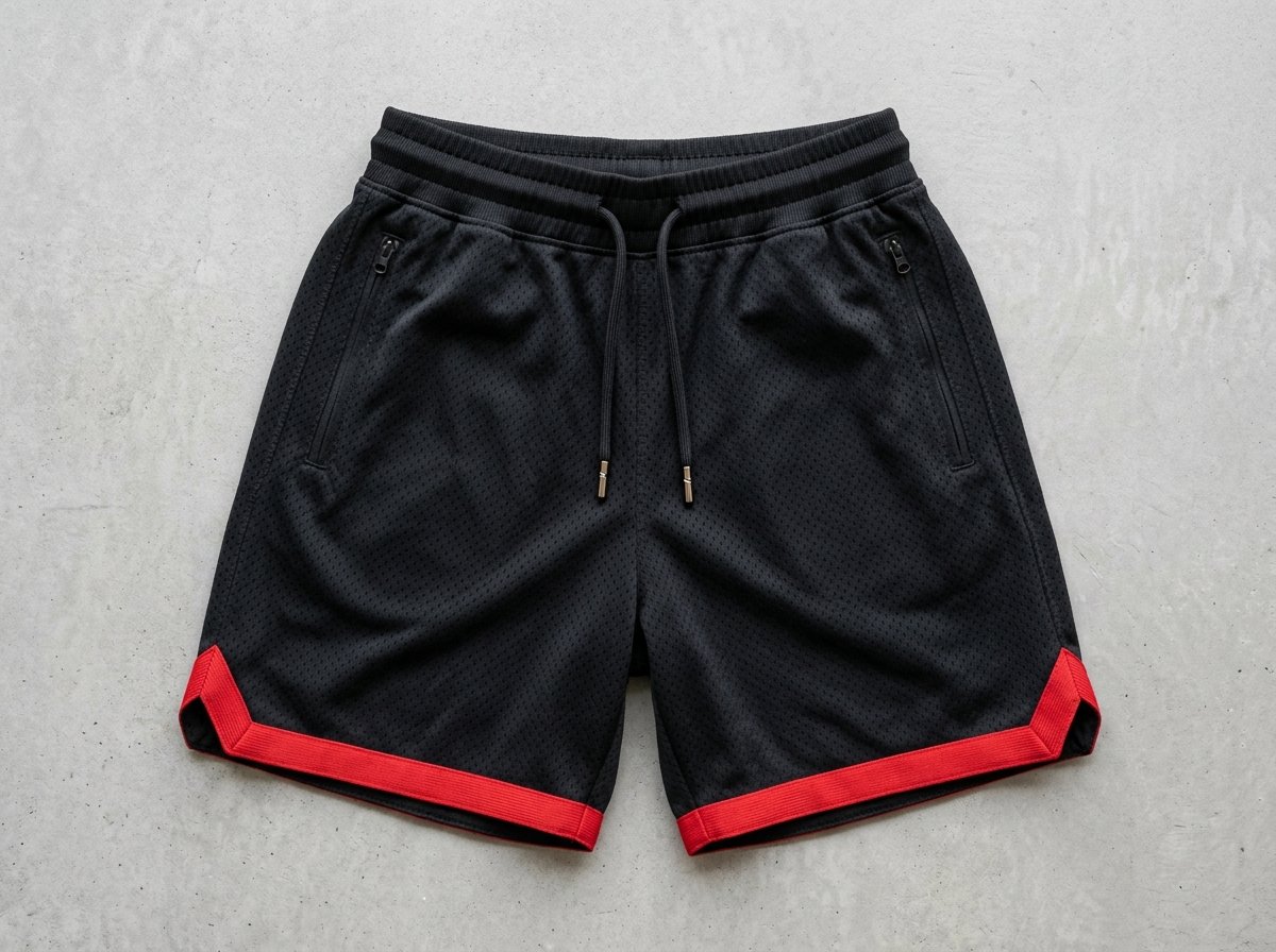 Double-Layer Athletic Mesh Shorts - Ade Sport