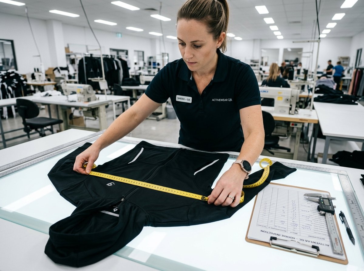Garment inspection and quality check at Ade Sport